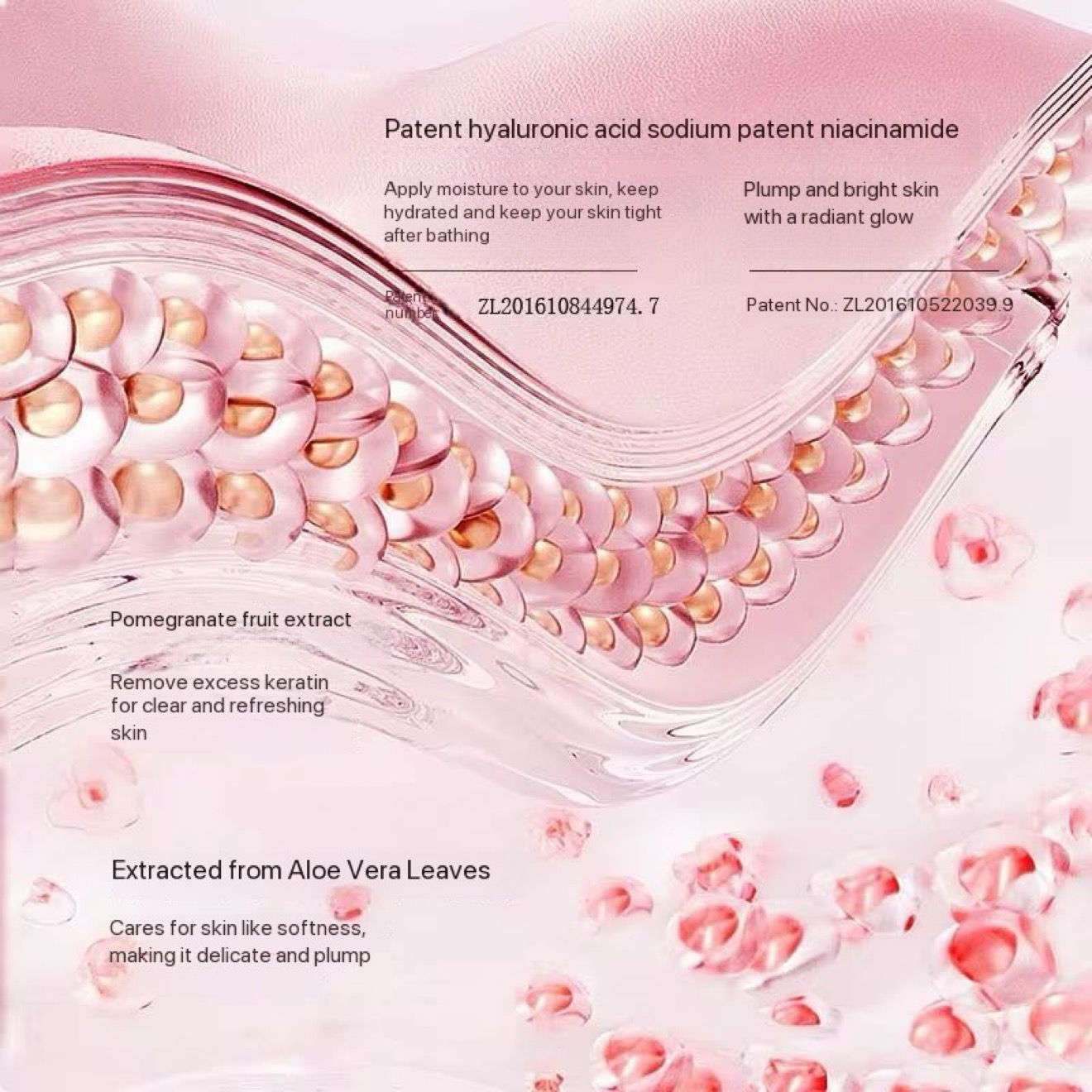 WHSA Whitening Body Wash for Body Cleansing and Care Deep Cleansing Exfoliating Skincare Body Wash