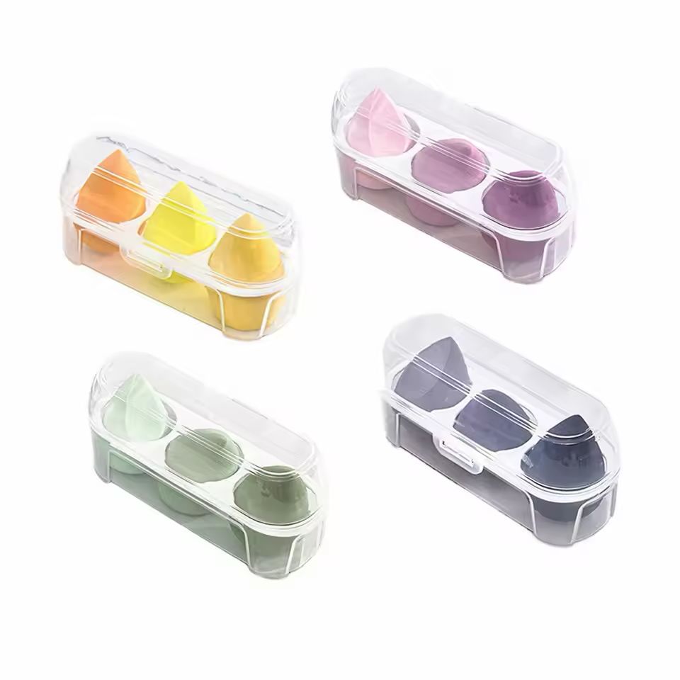 Romantic Charm 3pcs Beauty Blender Each Box