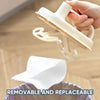 Kitchen Cleaning Magic Brush With Replaceable Disposable Magic Cloth 50Pcs Click And Clean Cleaning Brush