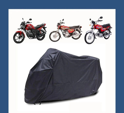 Bike Cover Parachute Fabric For 70cc or 125cc Motorbike (Water proof & Full size) 15899