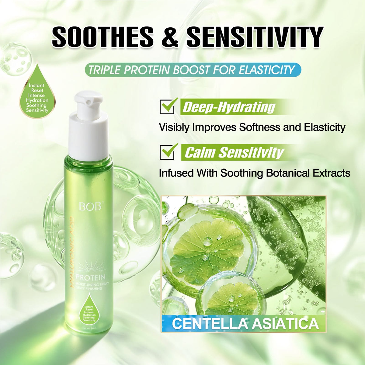 BOB Protein Dewy Finish Facial Spray 90ml