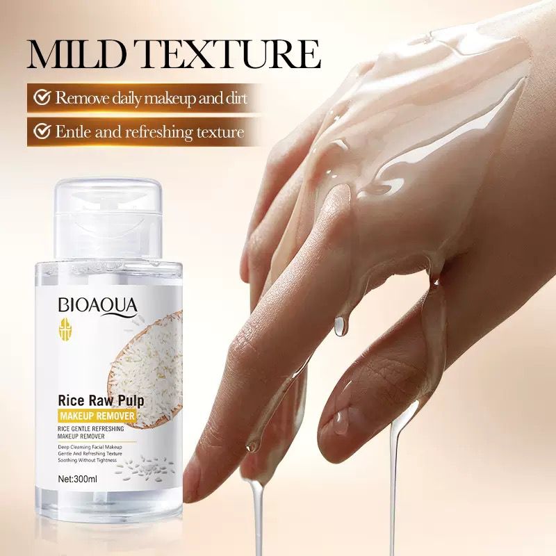 Bioaqua Rice Raw Pulp Makeup Remover 300ml
