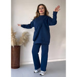 Premium Fleece 2 Piece Stylish Co-Ord Suit With Bag