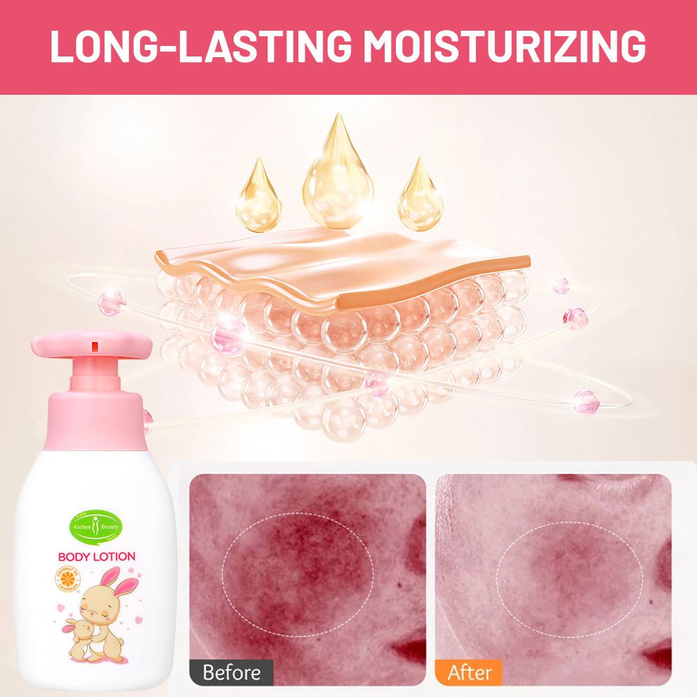 Aichun Beauty Natural Baby Moisturizing Lotion Face & Body Cream (New) Hydrating Smoothing Babies Face Body Skin Care Lotion