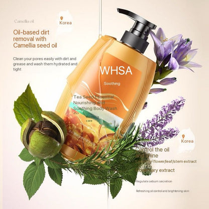 WHSA Tea Seed Essential Oil Nourish And Soothe Body Wash