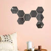 8 Pcs Big Hexagon Acrylic Wall Sticker
