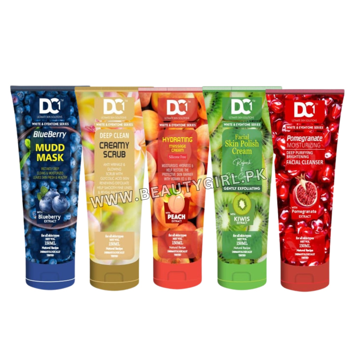 DC-1  5-Steps Friut facial kit Dermatologically Tested