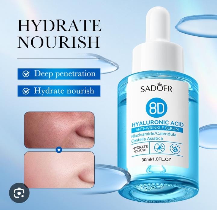 Sadoer 8D Hyaluronic Acid Anti-Wrinkle Serum 30ml
