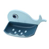 Little Whale Shapes Soap Dish Wall Mounted