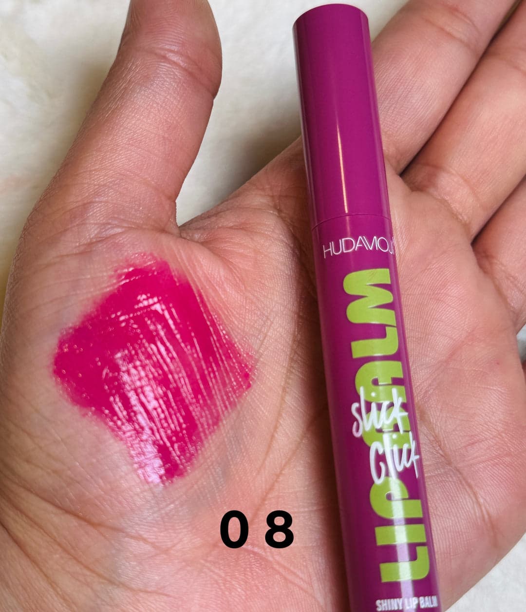 Hudamoji Stick Click Lip Balm Pack of 8