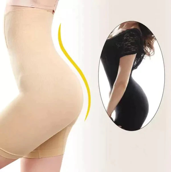 Seamless High Waist Slimming Lower Body Shaper - Free Size for 32-44 Waist