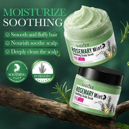 Sadoer Rosemary Mint Soothing Scalp Scrub 100g