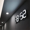 3D LED Digital Alarm Clock Multipurpose Wall Clock Hanging Watch Table Calendar Thermometer Electronic Clock