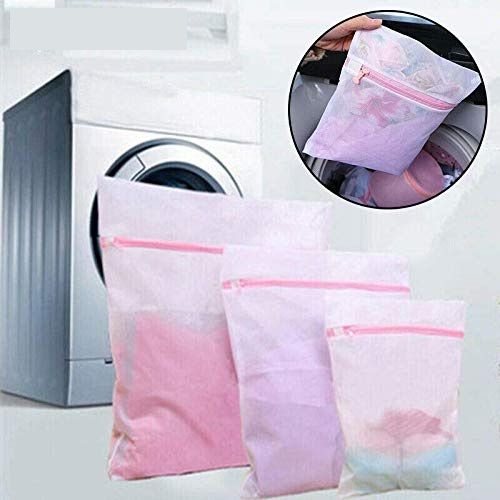 Mesh Net Laundry Bag With Zip