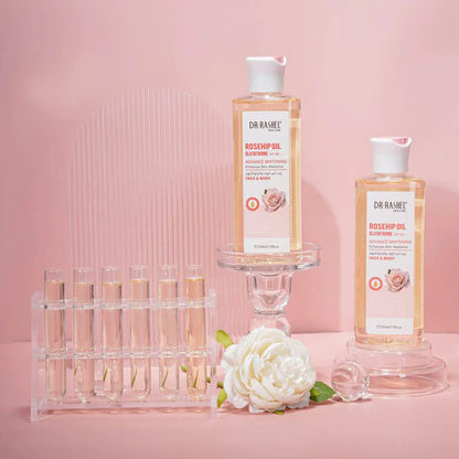Dr Rashel Face & Body Rosehip Oil Glutathione SPF50+ Advance Whitening Enhances Skin Radiance