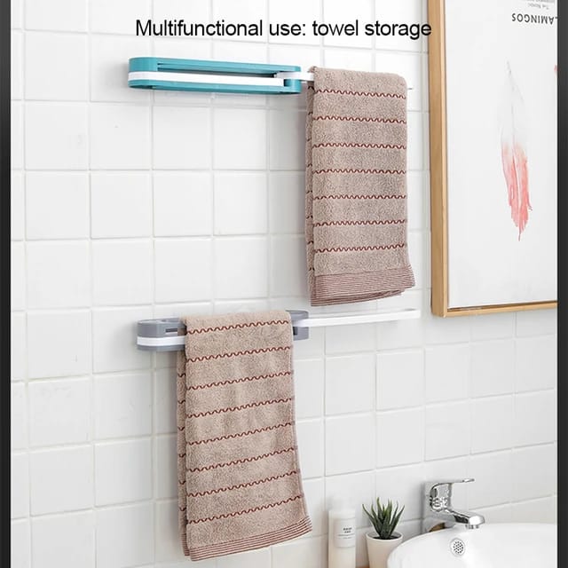 Folding Bathroom Shelf Shoe Organizer Bracket