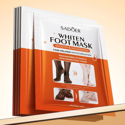 SADOER Vitamin C Skin Care Dark Skin Lightening &amp; Whitening Moisturizing Foot Mask