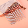 13 Pcs Makeup Brushes Set With Pouch Blending Beauty Soft Make Up Tool