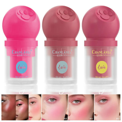 Chanlanya Puff Blushes 6pcs Set