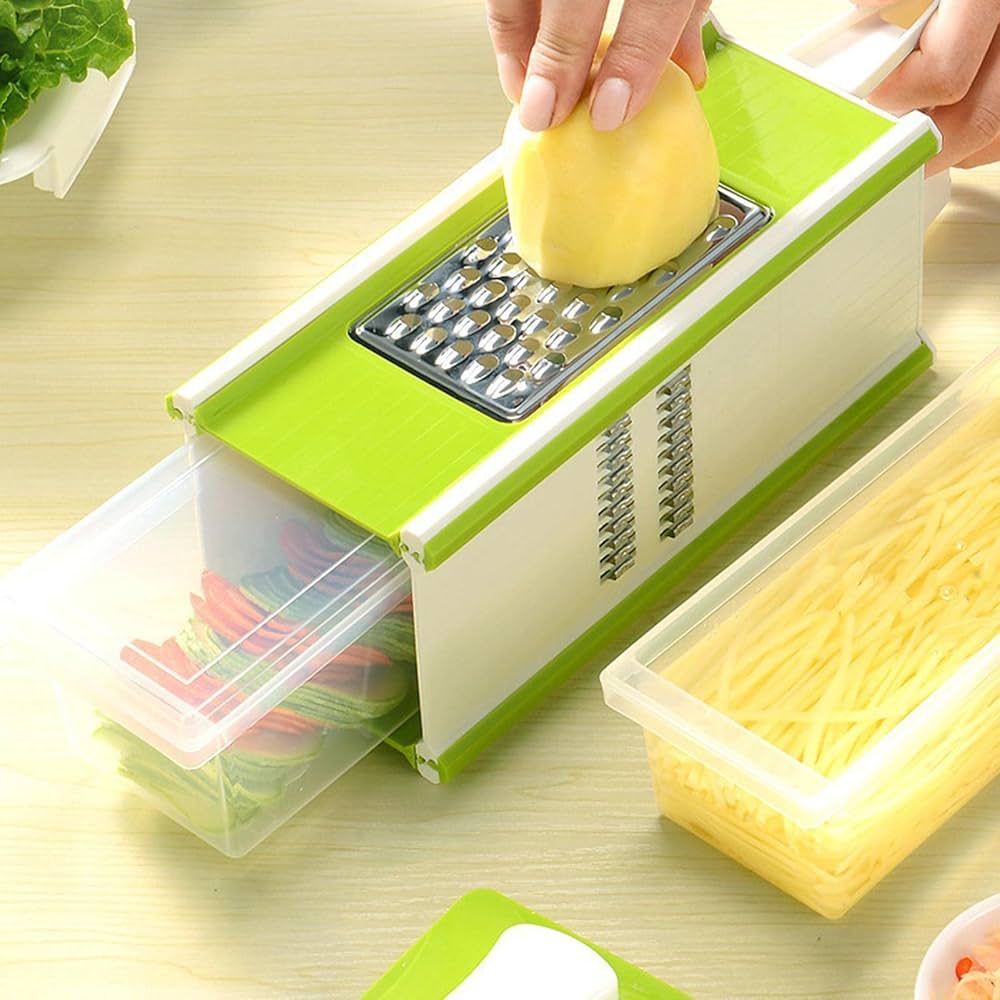 Multifunctional 4 Sided Food Slicer Vegetable Fruit Cheese Slicer Chopper Cutter