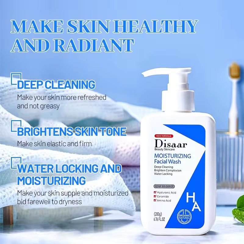 Disaar Hyaluronic Acid Ceramide Amino Acid Moisturizing Facial Wash 200g