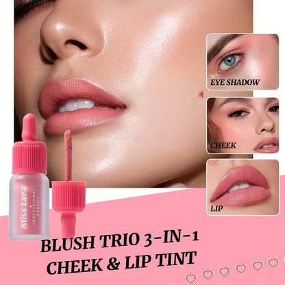 Miss Lara Trio 3in1 Cheek & Lip Tint Pack of 6