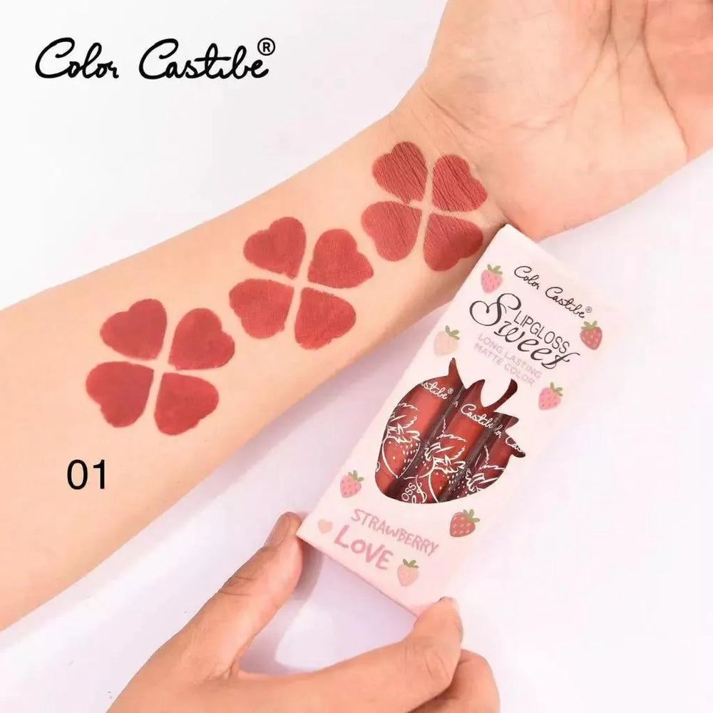 Color Castle 3in1 Long Lasting Matte Color Lip Gloss