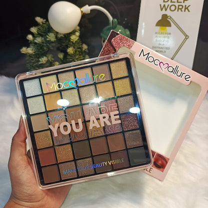 Mocallure 36 Color You Are Beautiful Eyeshadow Palette 30 Shimmer & Nude Shades