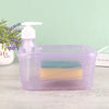 Soap Dispenser With Sponge Holder Square Shape Large Capacity