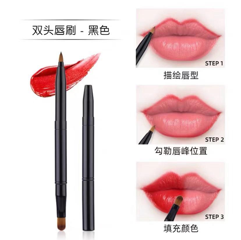 2 in 1 Eye Liner & Lip Filler Brush