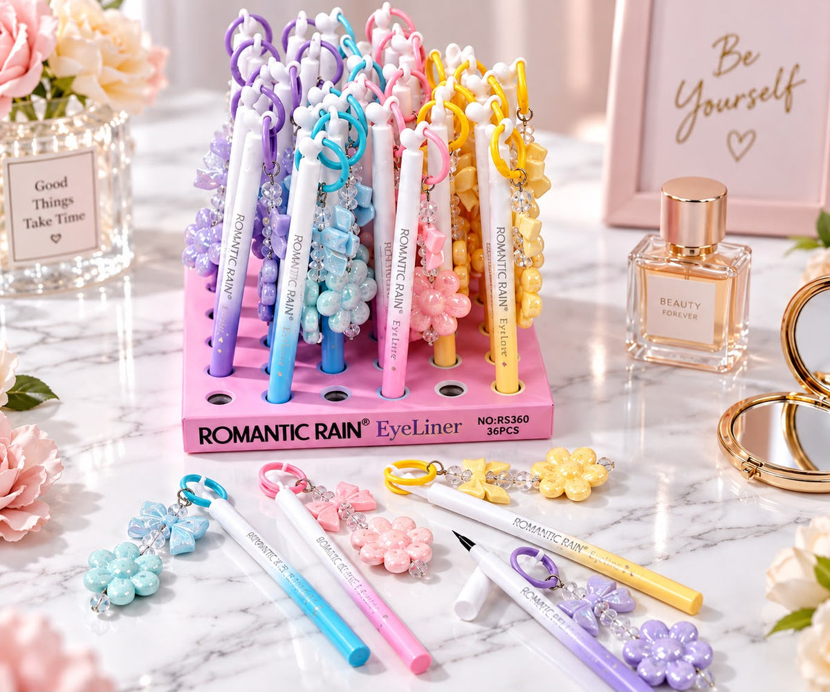 Romantic Rain Keychain Waterproof Marker Eyeliner