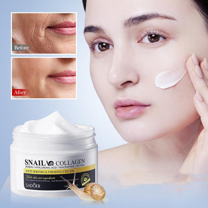 Sadoer Snail Collagen Bosein Hyaluronic Acid Niacinamide Retinol Anti Wrinkle Firiming Cream