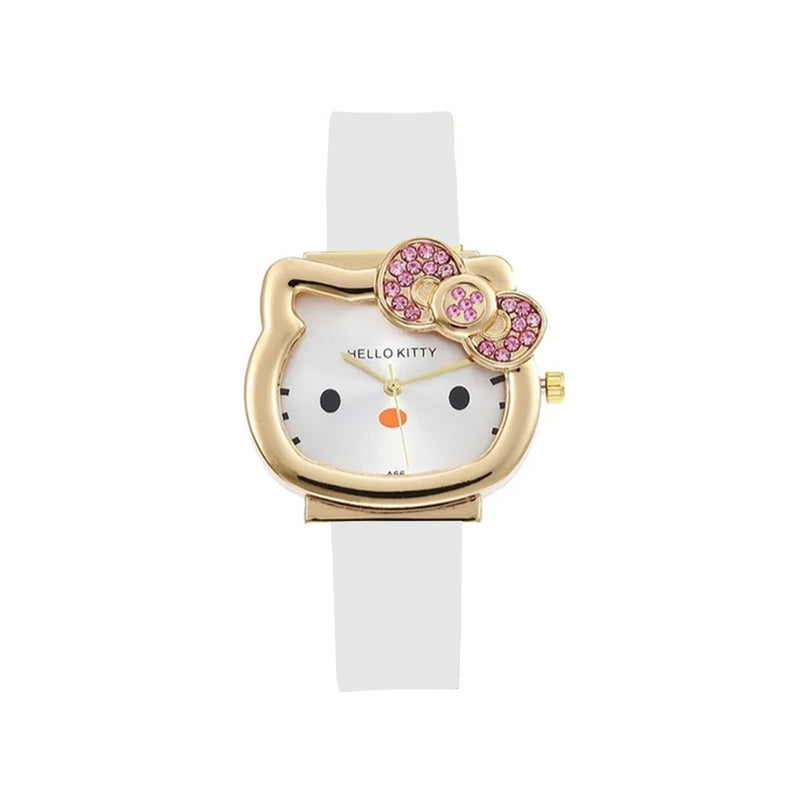 Kitty Cute Rubber Straps Watch