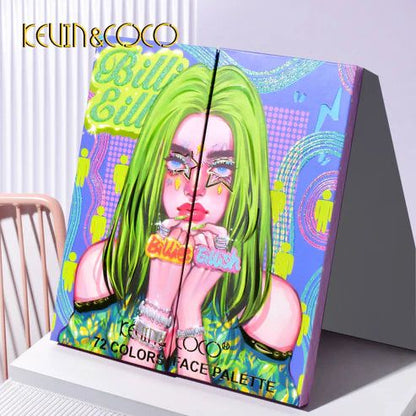 Kevin & Coco 72 Colors Fashion Girl Palette