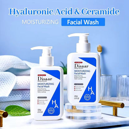 Disaar Hyaluronic Acid Ceramide Amino Acid Moisturizing Facial Wash 200g