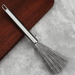 Stainless Steel Non Injurious And Non Stick Pan Long Handle Pot Cleaning Brush