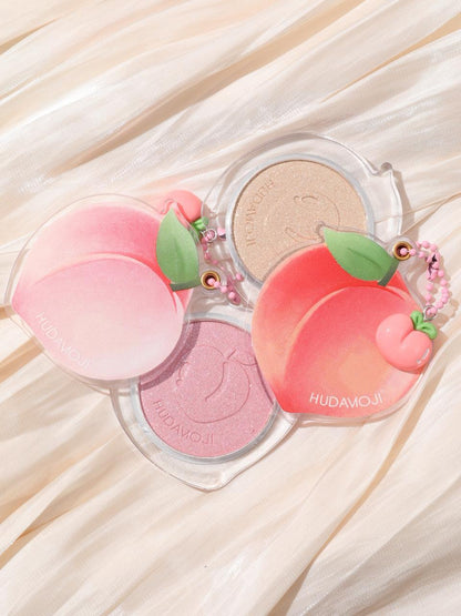 Hudamoji Peach Highlighter Keychain