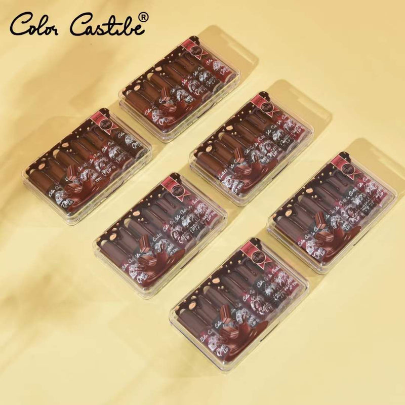 Color Castle Chocolate Lip Tint 6Pcs Set