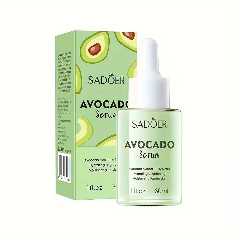Sadoer Face Hydrating For Essence Avocado Fruit Milk with Vitamin C Glycerin Liquid