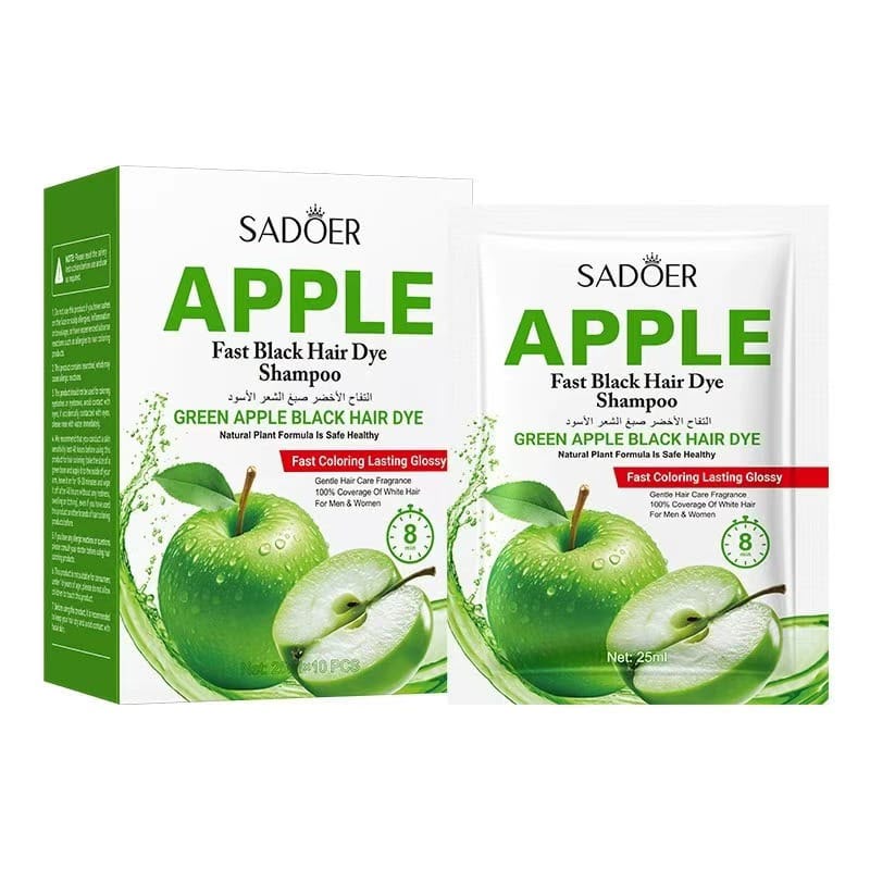 Sadoer Apple Black Hair Dye Shampoo