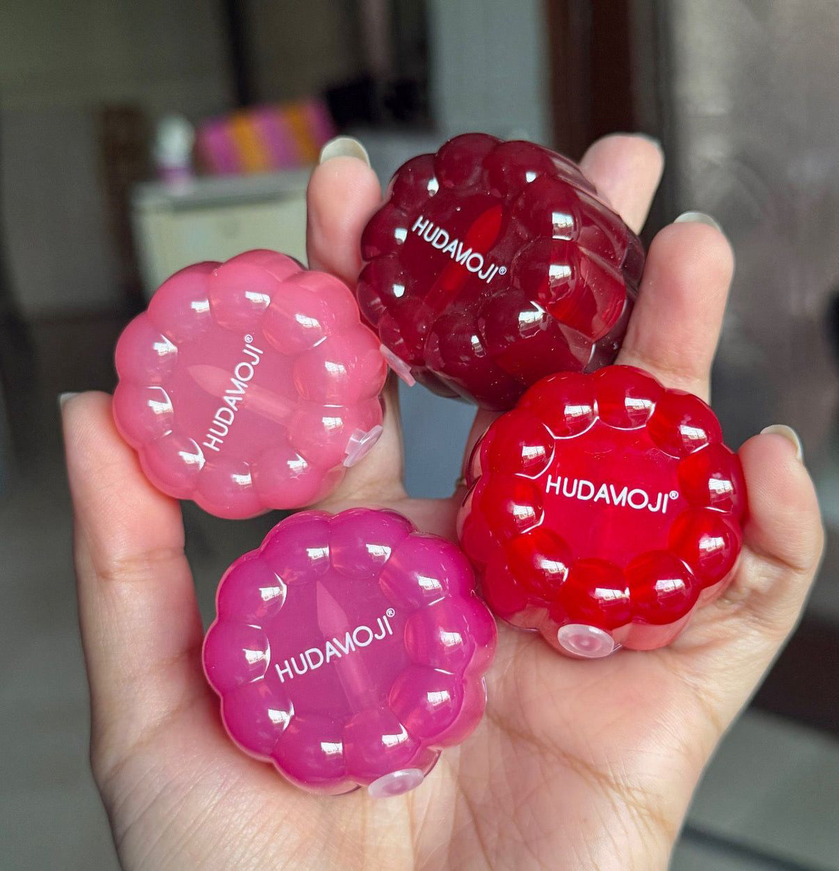 Hudamoji Jelly Lip Mask 4pcs Set