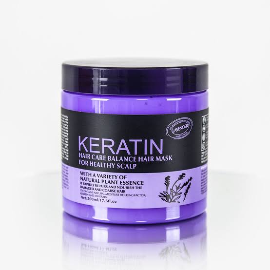 Lavender Hair Care Balance Keratin Hair Mask & Hair Treatment for Healthy Scalp 500ml