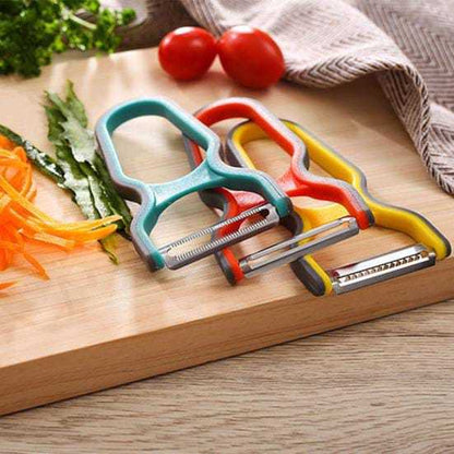 Fruit Vegetable Peeler Slicer Grater 3Pcs Set