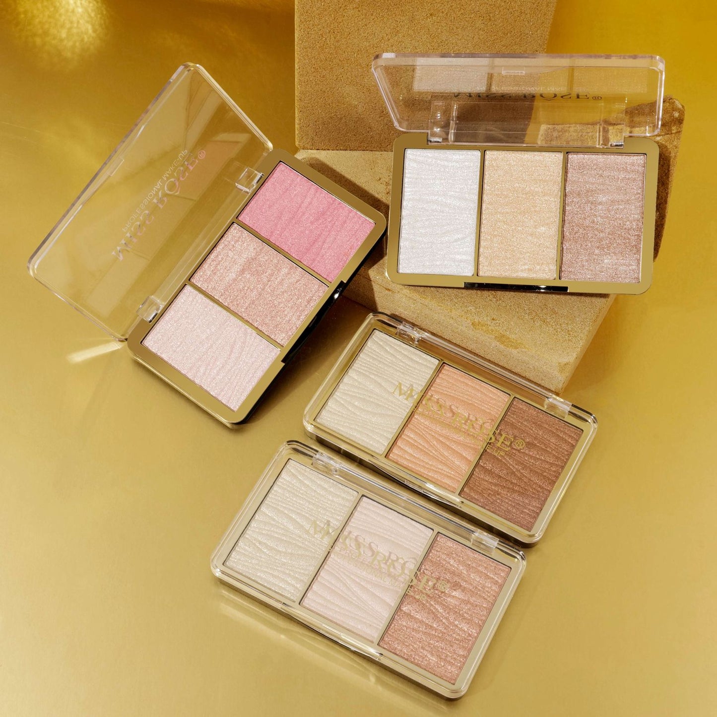 Miss Rose 3 Color Hyper Real Highlighter Kit