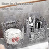 Multifunctional Crystal Acrylic Wall Mounted Bow Vanity Storage Box Elegant Caddy Organizer