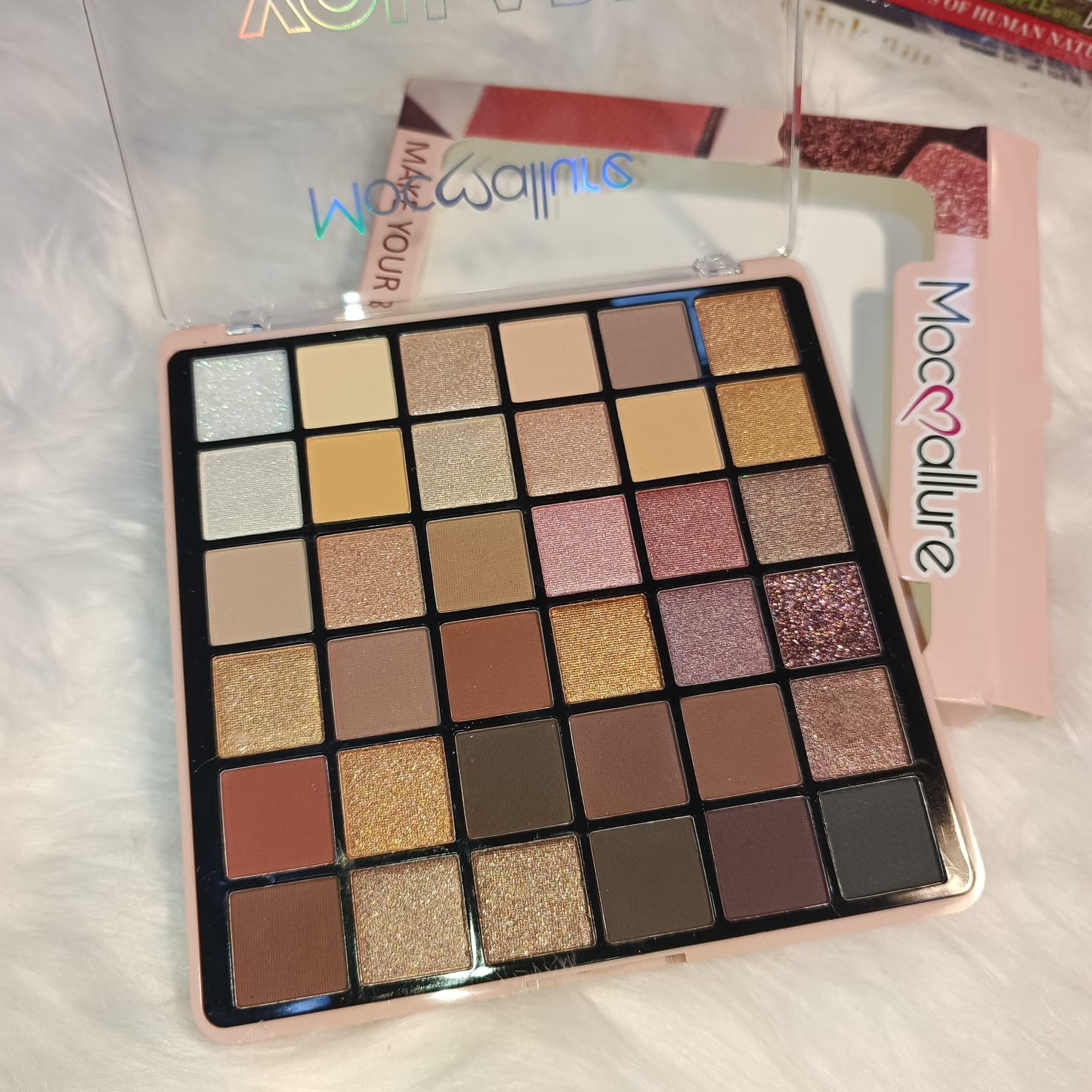 Mocallure 36 Color You Are Beautiful Eyeshadow Palette 30 Shimmer & Nude Shades
