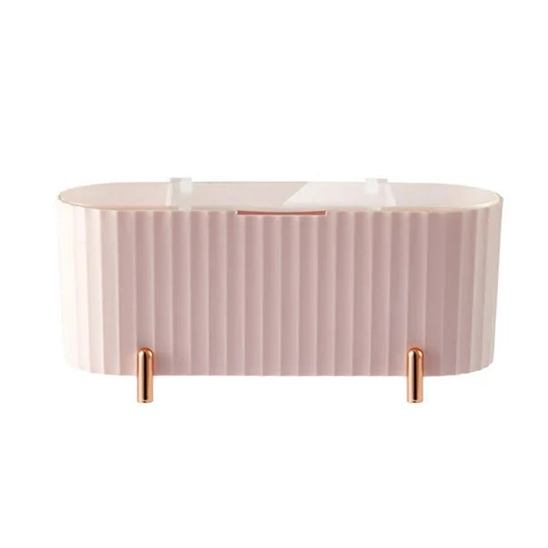 Multipurpose Desktop Makeup Brush Cotton Pads Cotton Swab Storage Box Organizer
