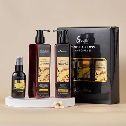 Kormesic Anti-Dandruff Hair Shampoo Strengthening Moisturizing Natural Herbal Shampoo and Conditioner Set