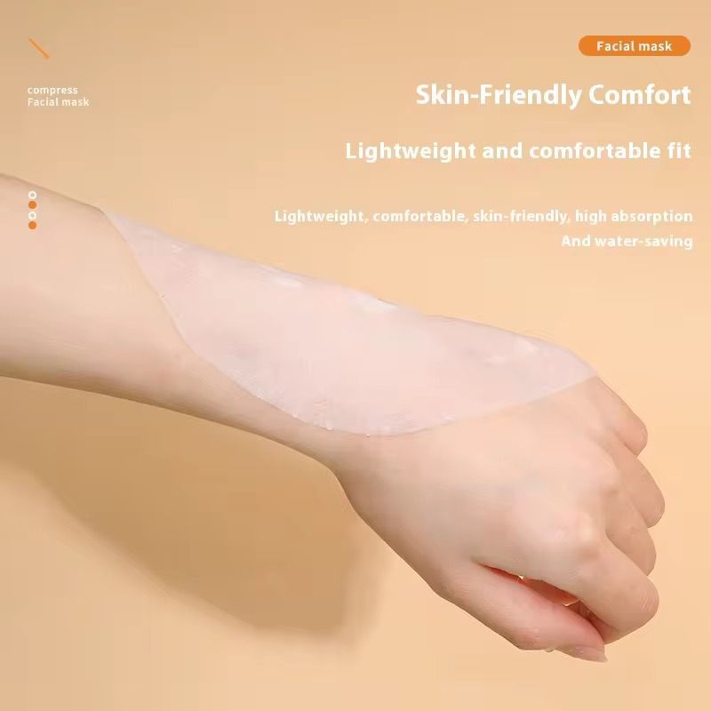 Ultra-Thin 100g Silk Facial Mask Disposable Dry Wet Hydrating Compressed Buckled Beauty Personal Care Face Mask Set Of 100pcs