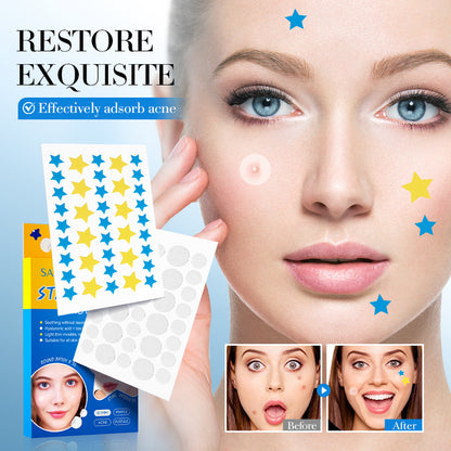 Sadoer Acne Patches Round Plus Star 36 Patches